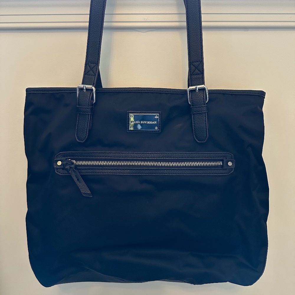 Dana Buchman Small Black Tote 12x16